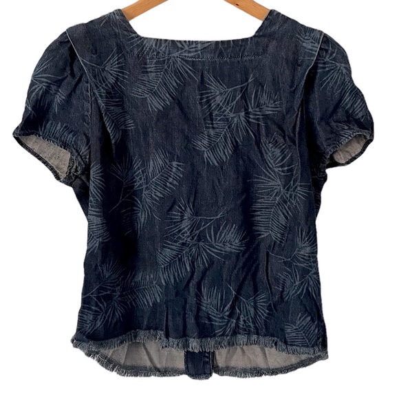 Fidelity Denim Corey Crop Tropical Drifter Size Medium - Picture 1 of 12